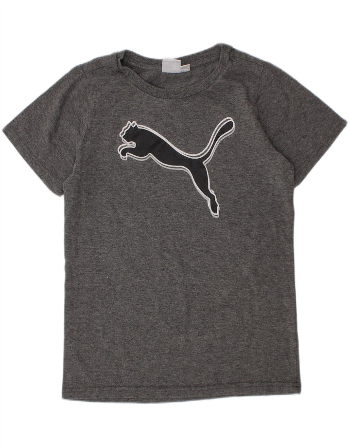 Puma T-Shirt Graphique Garçon 7-8 Ans Gris