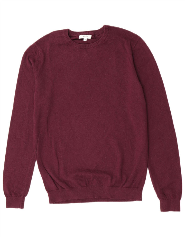 Reiss Pull Col Rond Homme Laine Marron Moyen