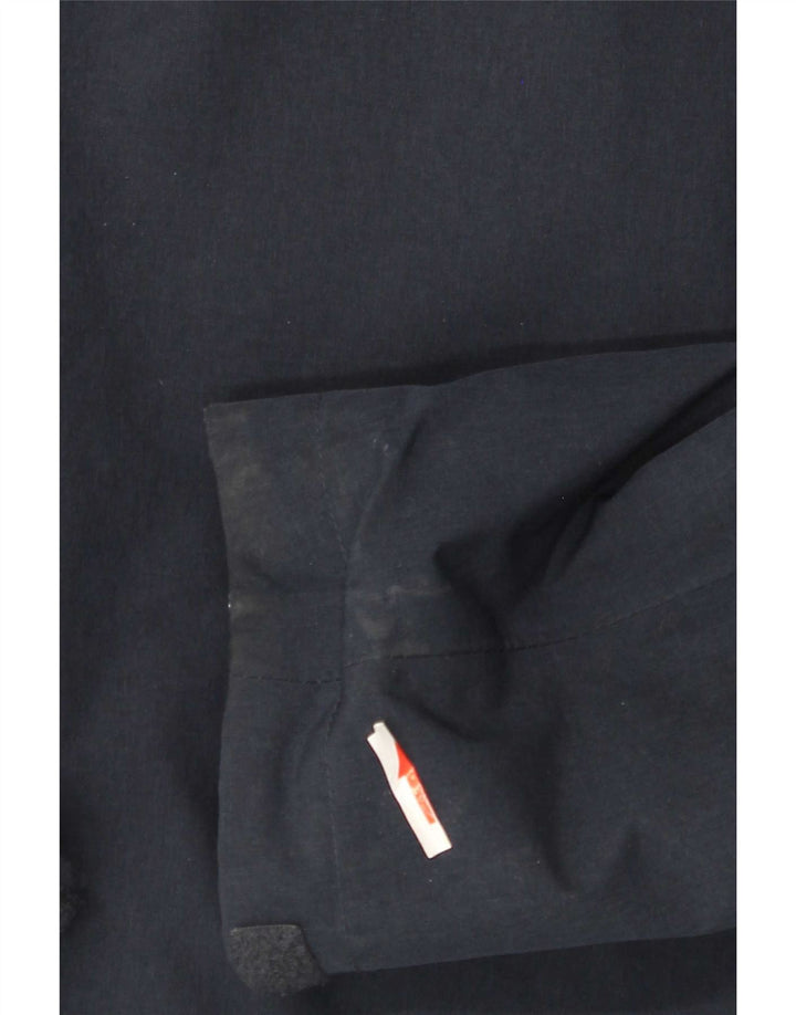 The North Face Veste de pluie à capuche pour femme UK 16 Large Bleu Marine Polyester