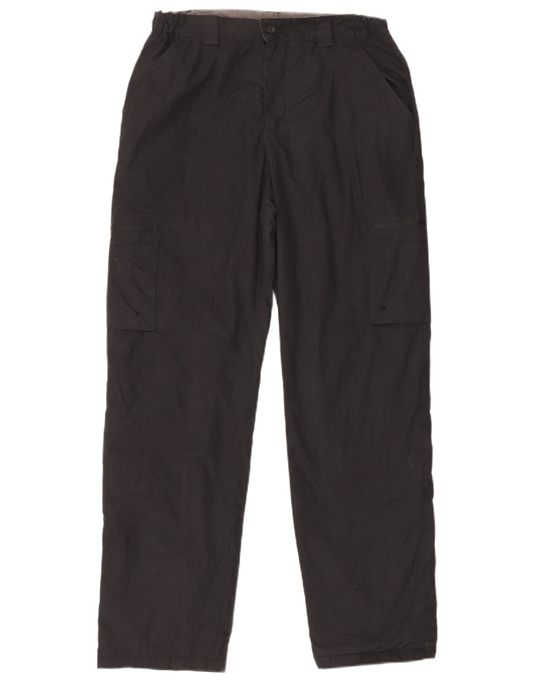 Mountain Warehouse Pantalon Cargo Droit Homme W32 L31 Noir Polyester