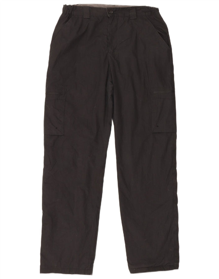 Mountain Warehouse Pantalon Cargo Droit Homme W32 L31 Noir Polyester