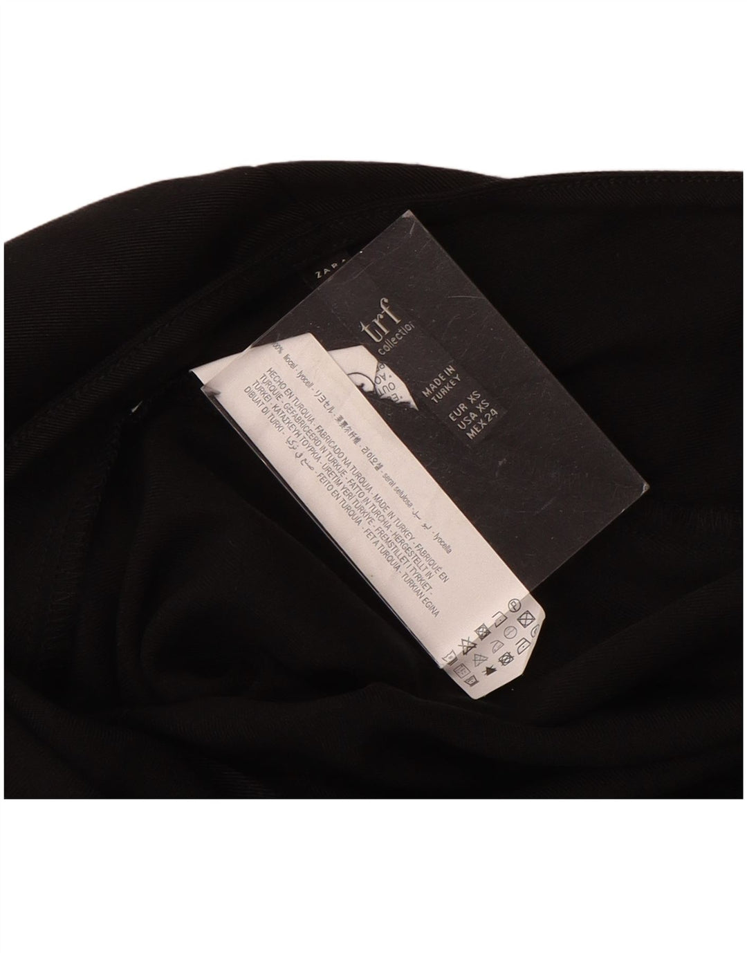 Zara Combinaison Femme UK 6 XS Noir Lyocell