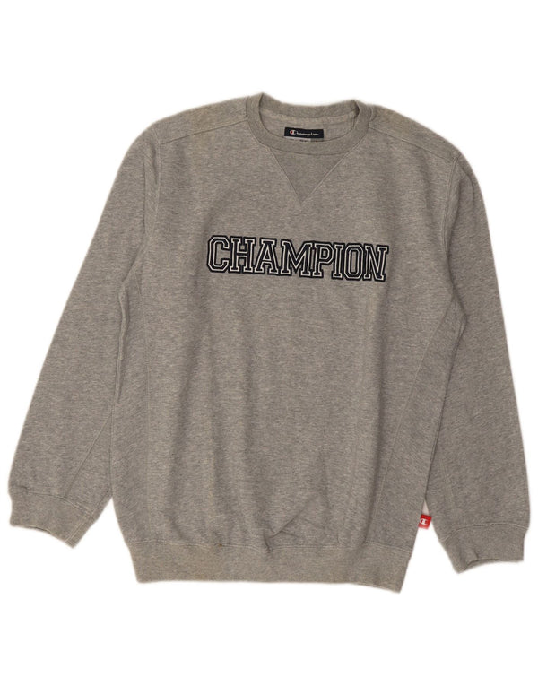 Champion Sweat-Shirt Graphique Fille 11-12 Ans Grand Gris Coton