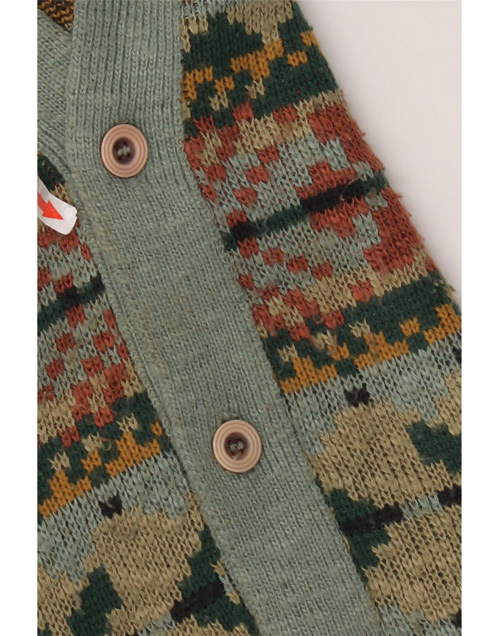 Marks & Spencer Pull Cardigan Homme Multicolore Fair Isle