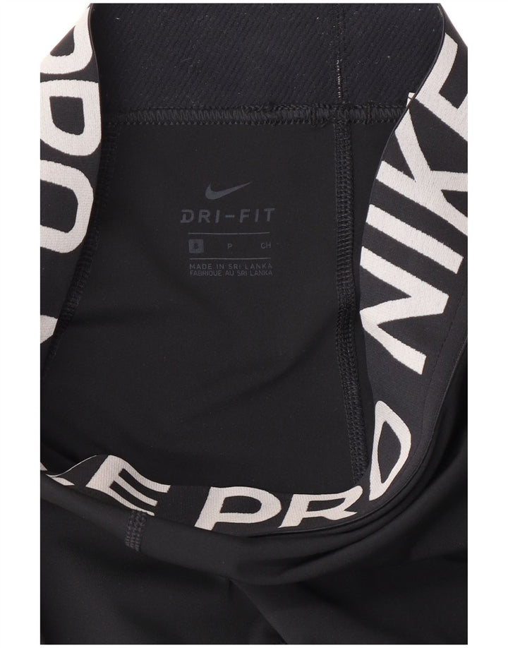 Nike Legging Capri Dri Fit Graphic pour femme UK 10 Petit Noir