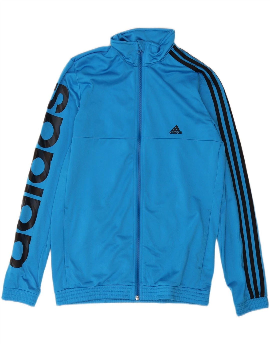 ADIDAS Veste de survêtement graphique pour hommes Petit bleu Polyester