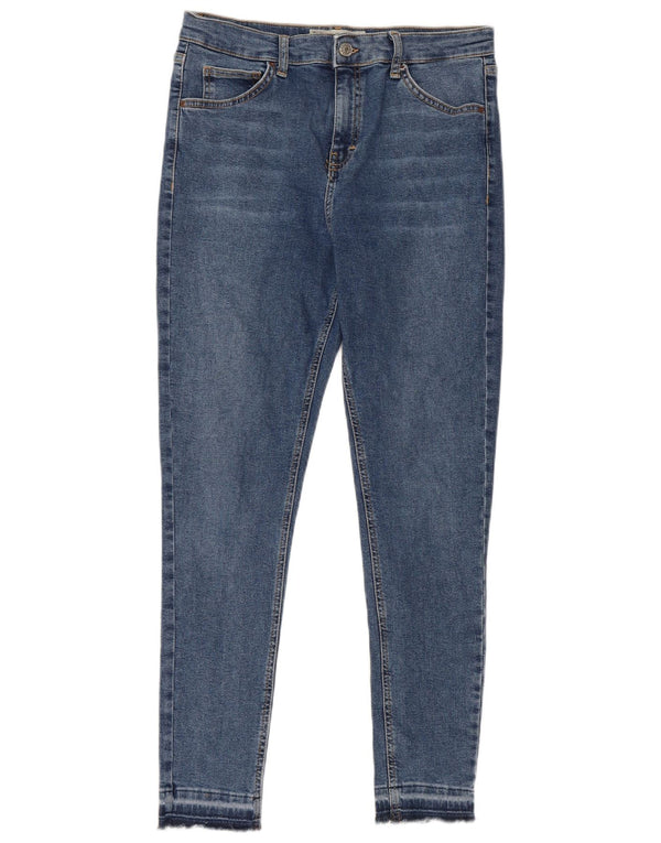 Topshop Jean Skinny Jamie W32 L27 Femme Bleu Coton