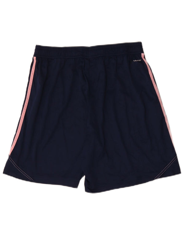 Adidas Short de sport Aeroready pour femme UK 18 XL Bleu marine Polyester