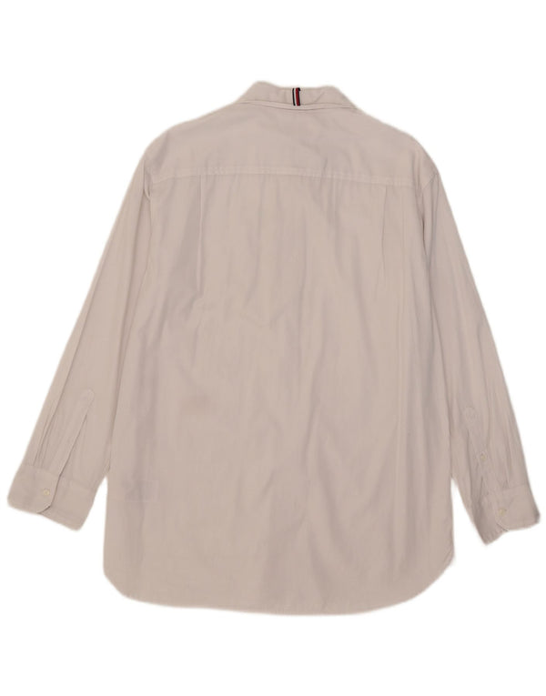 Tommy Hilfiger Chemise Femme US 8 Medium Blanc Coton