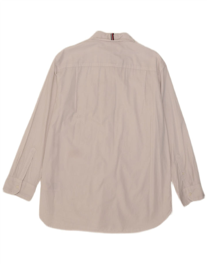 Tommy Hilfiger Chemise Femme US 8 Medium Blanc Coton