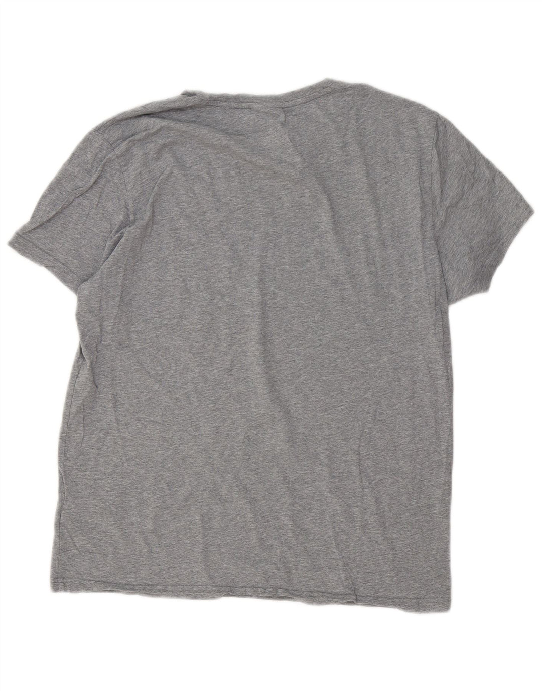 Gant T-Shirt Graphique Homme Gris Large Coton