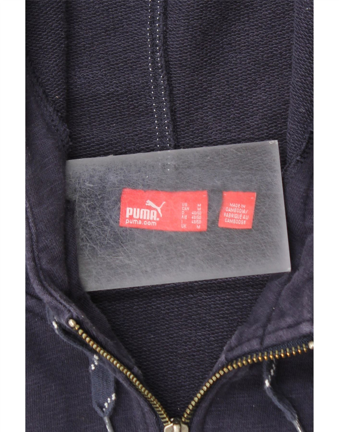 PUMA Sweat à Capuche Graphic Zip Homme Bleu Marine Moyen