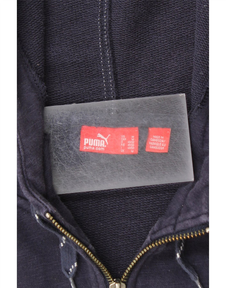 PUMA Sweat à Capuche Graphic Zip Homme Bleu Marine Moyen