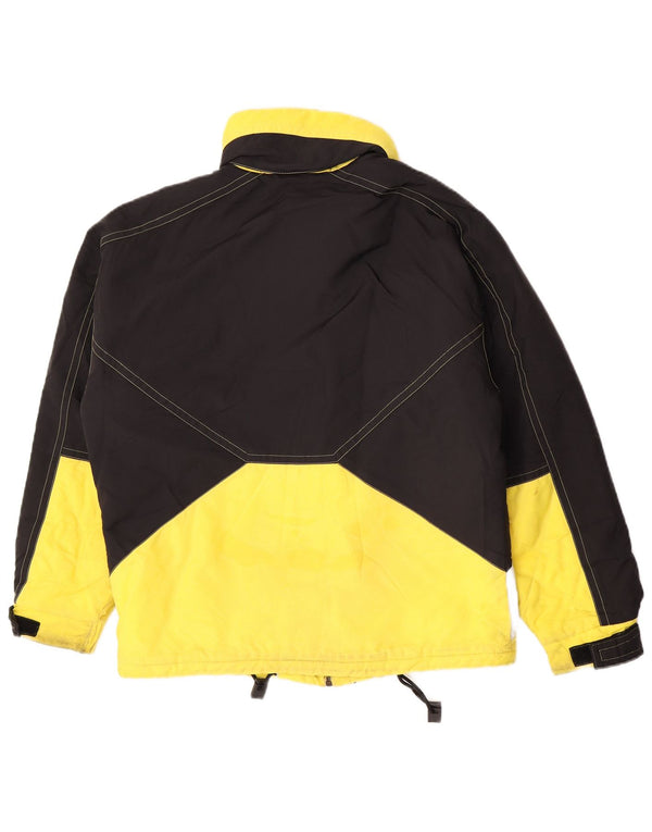 Sergio Tacchini Veste de ski à capuche pour homme UK 36 Small Yellow Colourblock