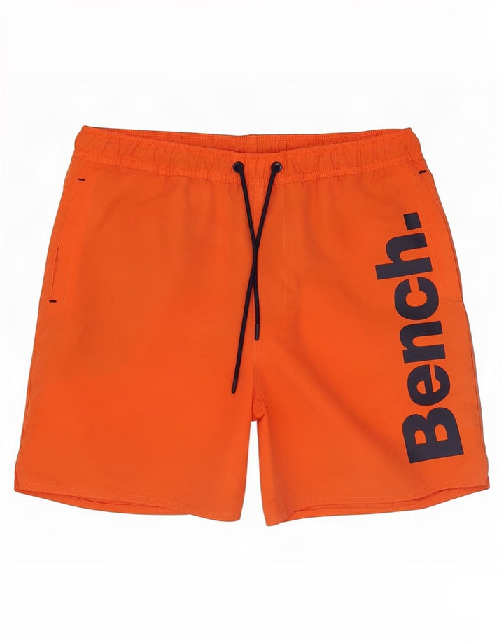 Bench Short de Bain Graphique pour Homme Grand Orange Polyester