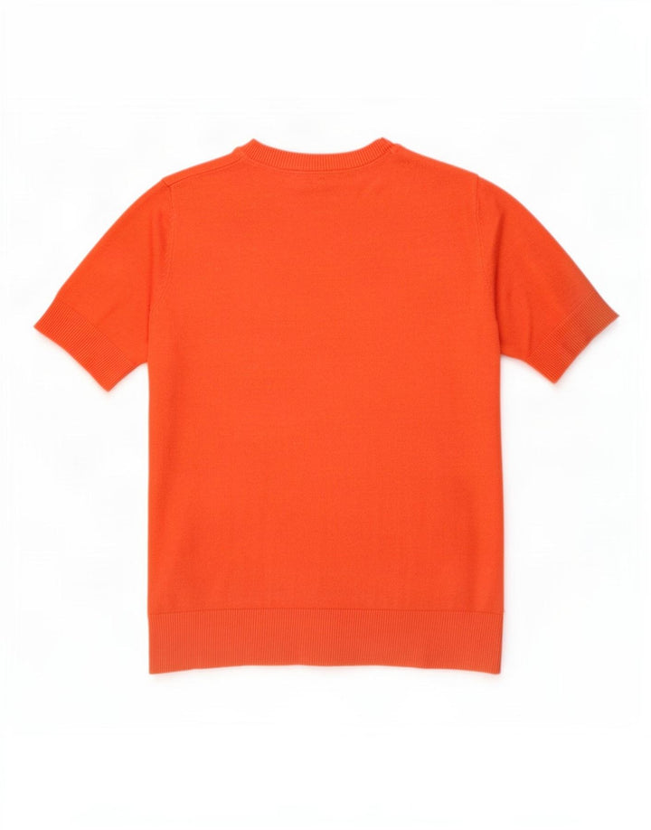 Marks & Spencer Pull ras du cou pour femme UK 12 Orange moyen