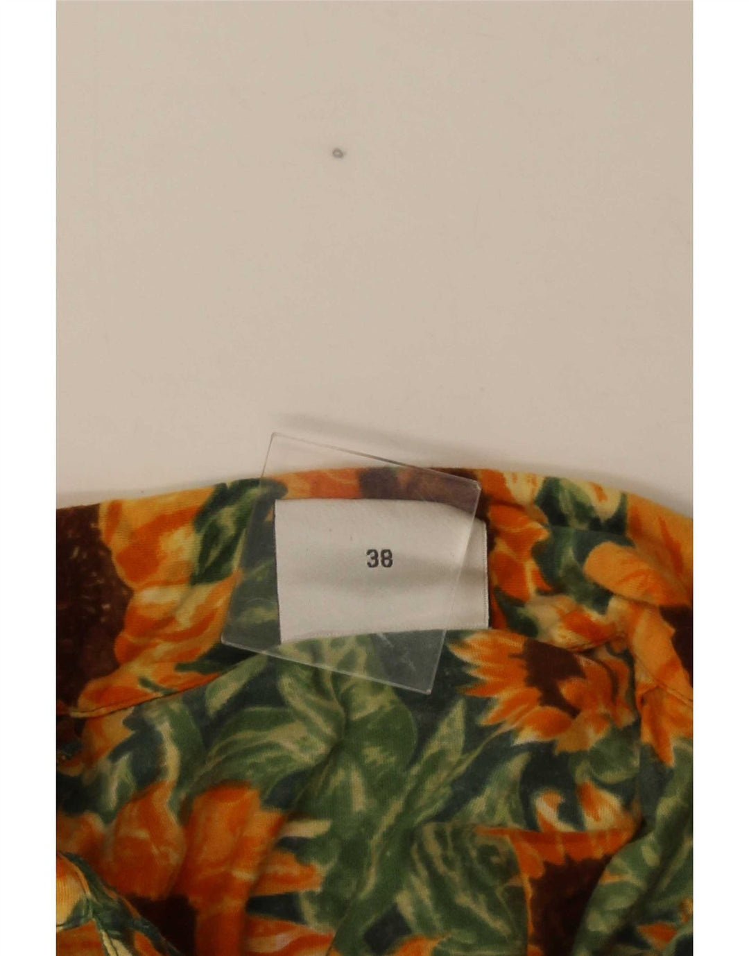 chemise à manches courtes femme vintage EU 38 Floral multicolore moyen