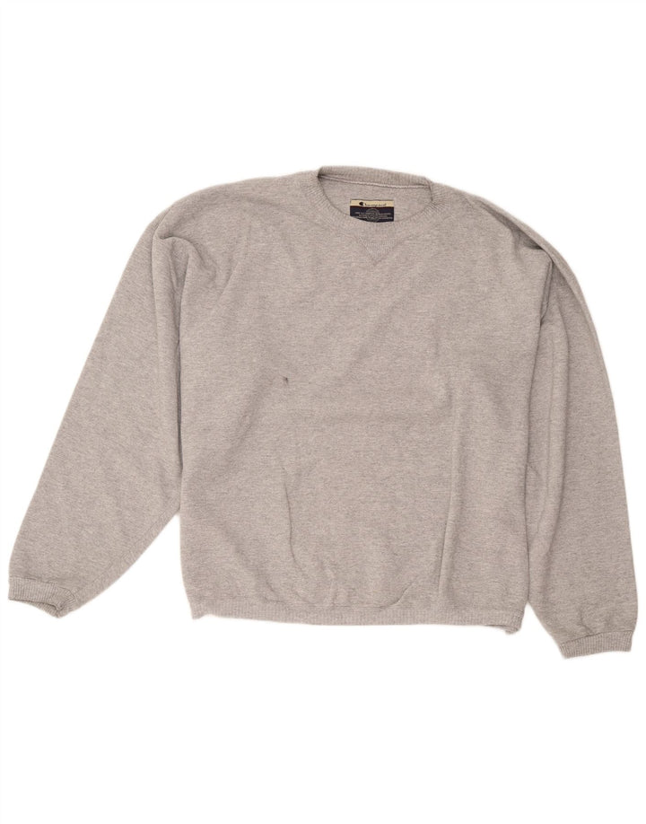 Champion Sweat-shirt pour homme 2XL Gris Polyester