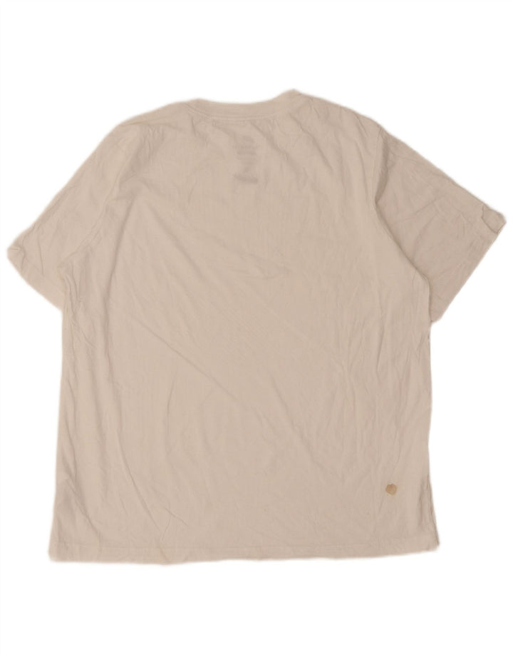 Nike T-shirt coupe ample en coton blanc moyen pour homme