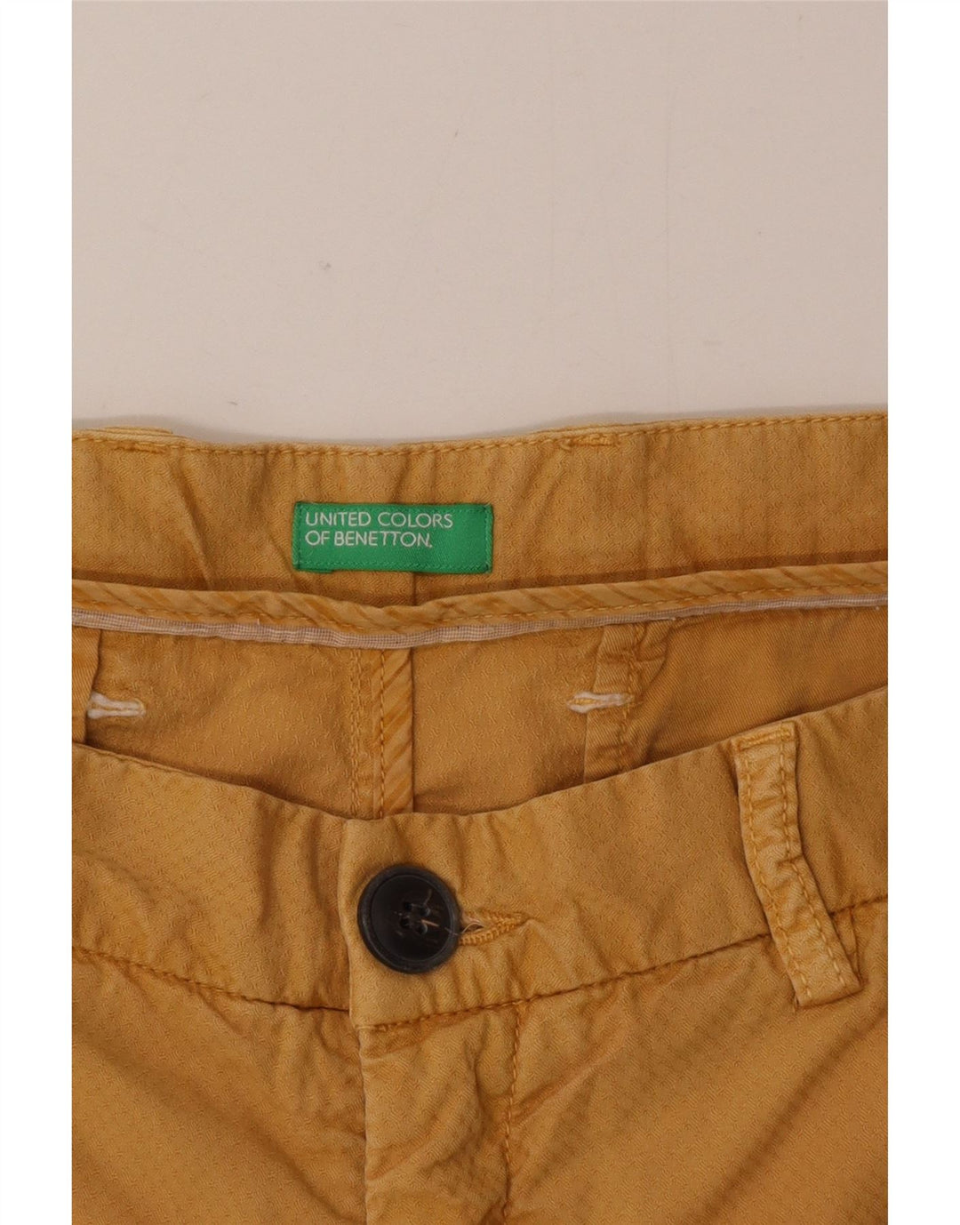 Benetton Short Chino Homme W38 XL Marron
