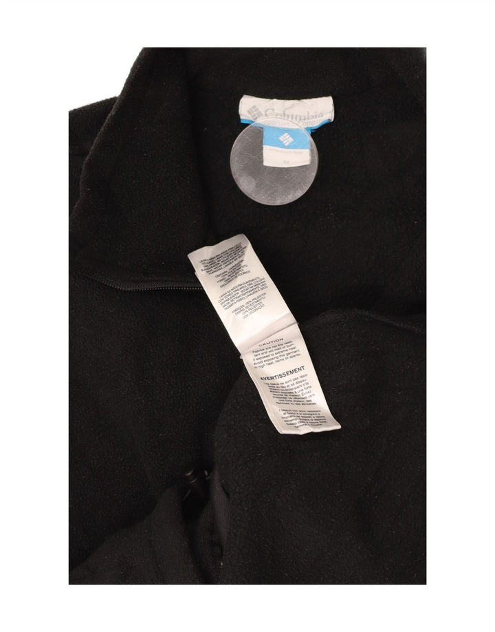 COLUMBIA Veste Polaire Homme UK 38 Moyen Noir Polyester
