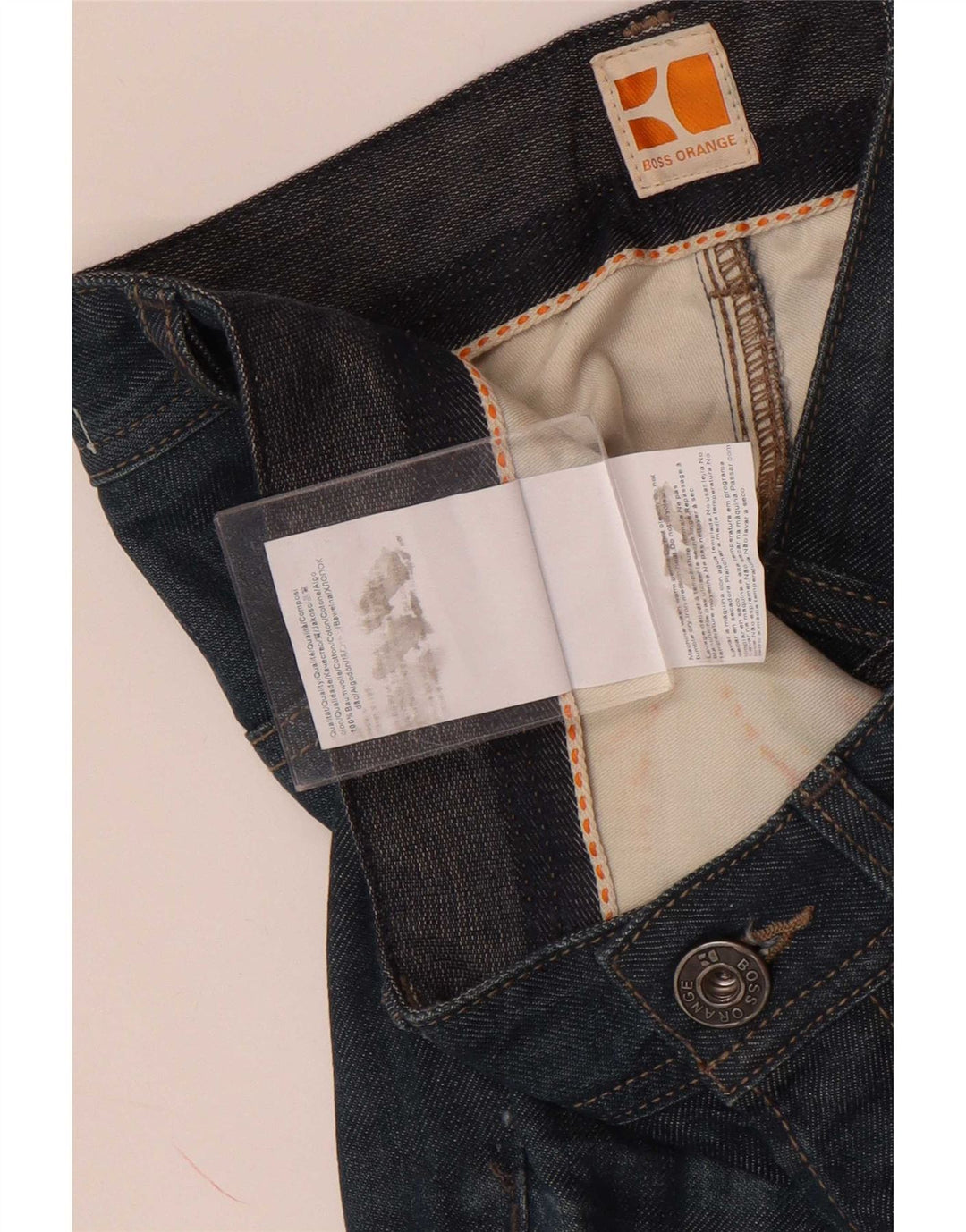 Hugo Boss Jean Slim W32 L34 Bleu Coton Homme