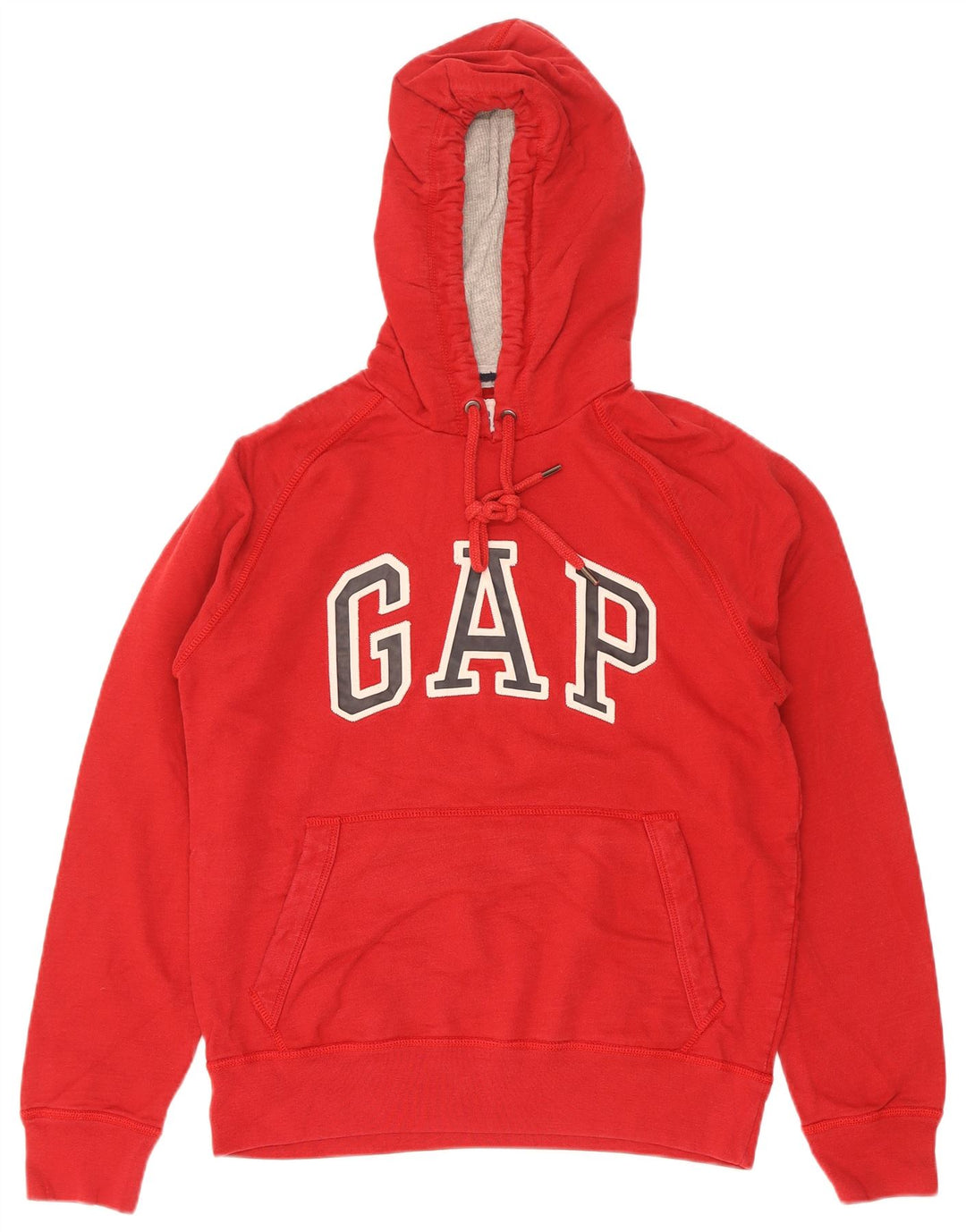 Gap Pull à capuche graphique pour hommes, petit coton rouge