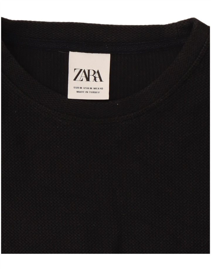 Zara T-Shirt Homme Noir Moyen