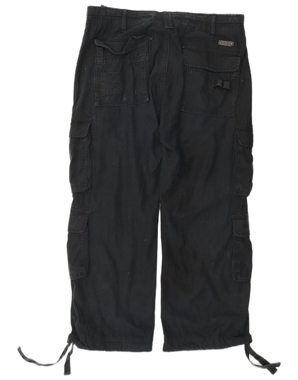 Brandit Short cargo droit régulier pour hommes XL W38 L28 coton noir