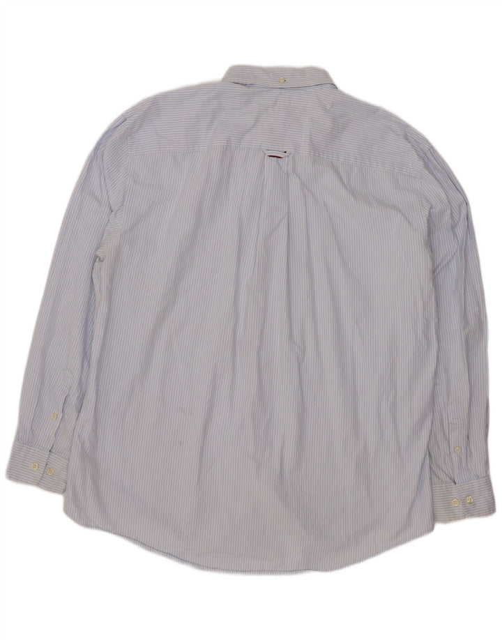 Tommy Hilfiger Chemise Homme 2XL Bleu Rayé Coton