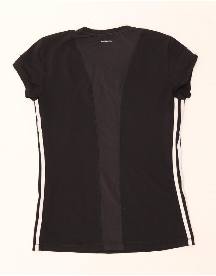 ADIDAS T-shirt Climacool pour femme UK 12/14 Noir moyen