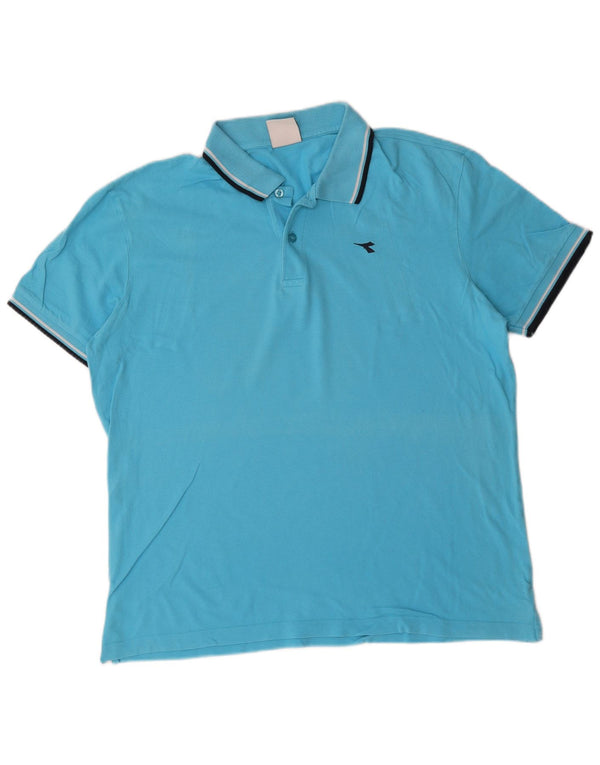 Diadora Polo Homme XL Bleu Coton