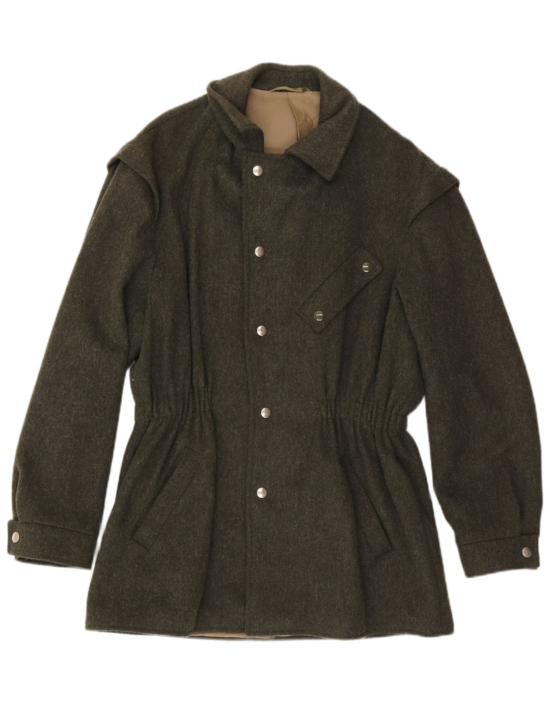 Manteau Femme Vintage IT 50 XL Kaki