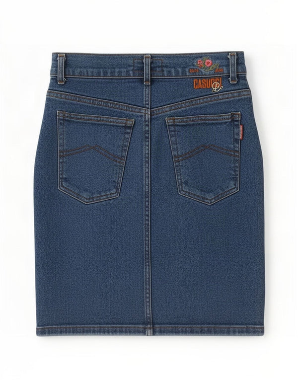Casucci Jupe en Jean Femme IT 48 XL W28 Bleu