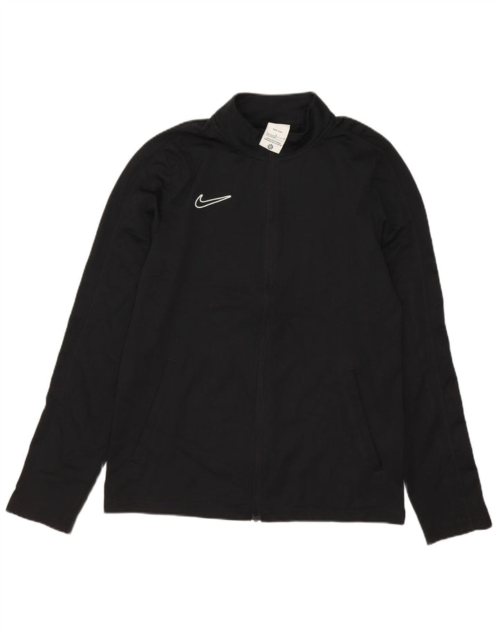 Nike Garçons Dri Fit Survêtement Top Veste 12-13 ans Grand Noir Polyester