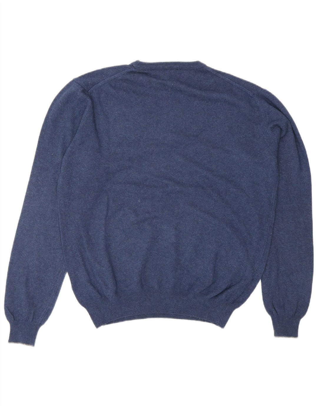 HENRY COTTONS Pull col rond homme en laine bleu marine moyen