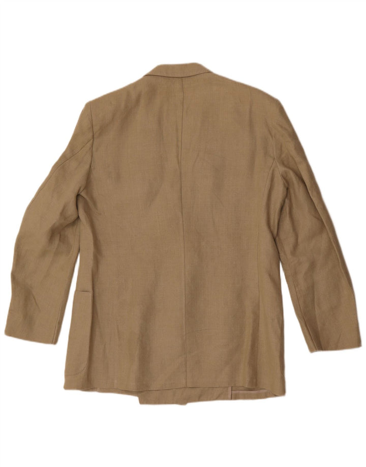 High Sky Veste blazer double boutonnage pour homme UK 38 Beige moyen