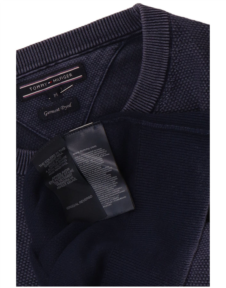 Tommy Hilfiger Pull Ras du Cou Homme Bleu Marine Moyen