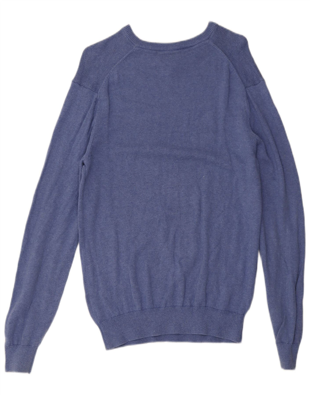 Crew Clothing Pull col V Homme Bleu Moyen Coton