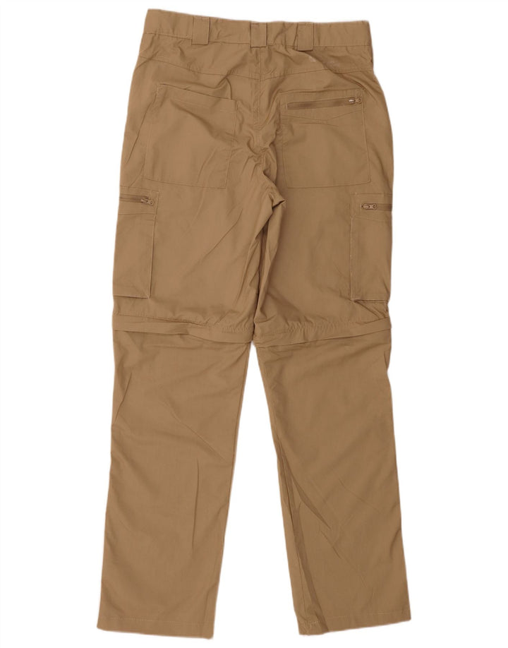 Mountain Warehouse Pantalon Cargo Droit Homme W30 L30 Beige Polyester