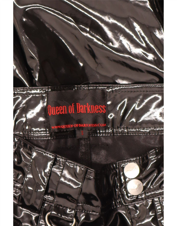 QUEEN OF DARKNESS Jupe Maxi A-Line Femme Petite W28 Noir Gothique