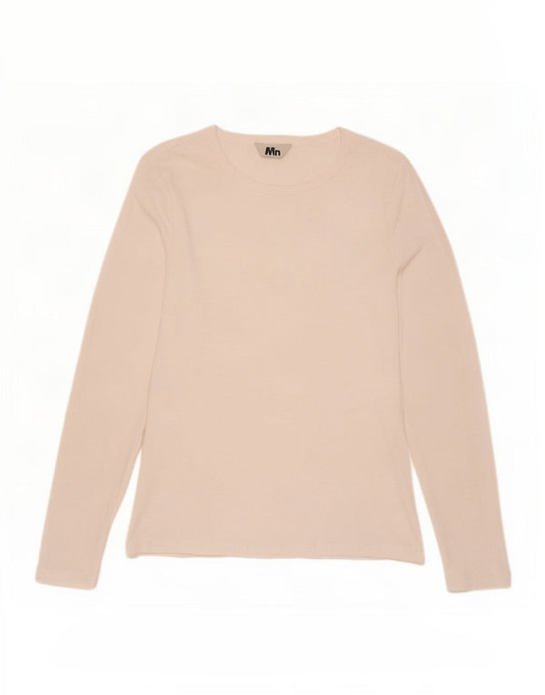 Marks & Spencer Haut à manches longues pour femme UK 16 Large Blanc Coton