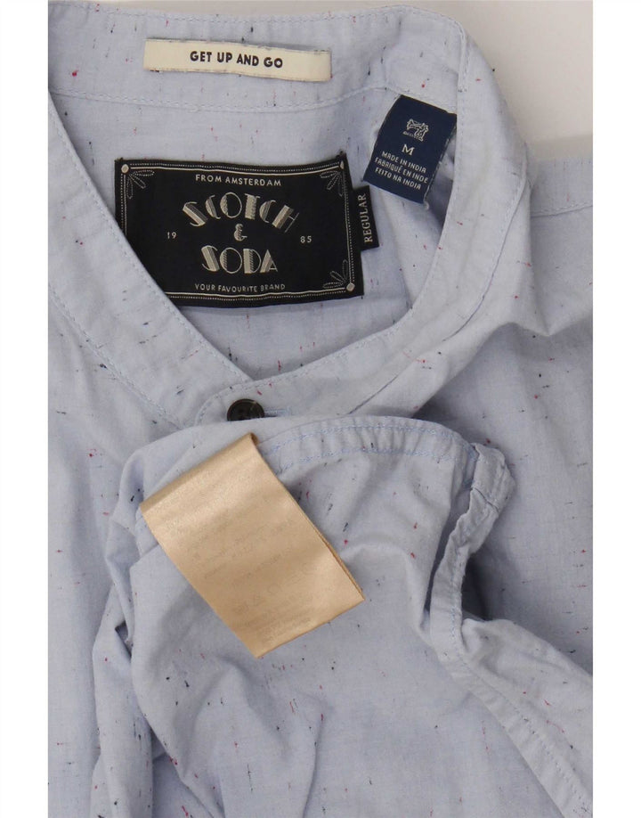 Scotch & Soda Chemise Homme Bleu Moyen Moucheté Coton