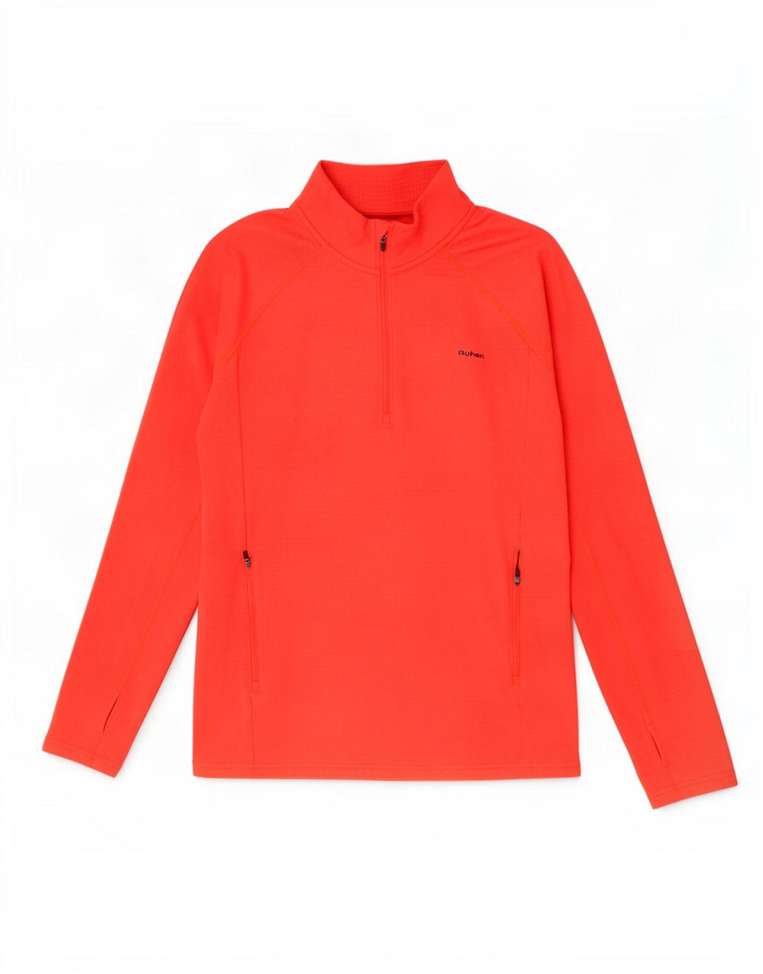 Rohan Pull à col zippé pour homme en polyester rouge Taille L