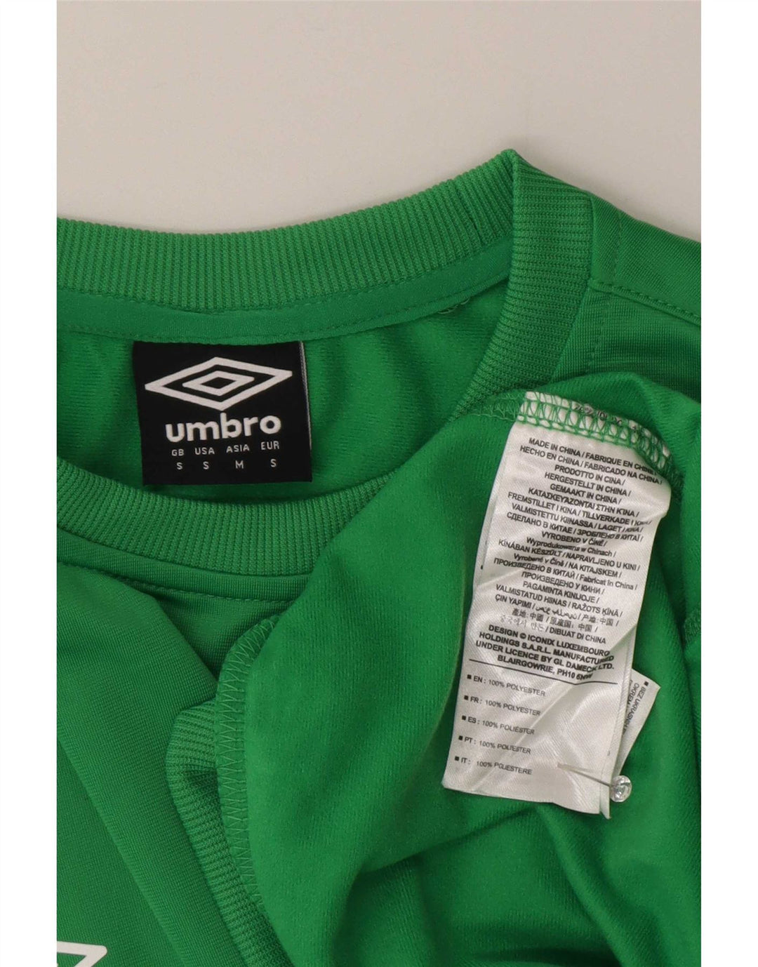 Umbro Sweat-shirt pour homme Petit Vert Polyester