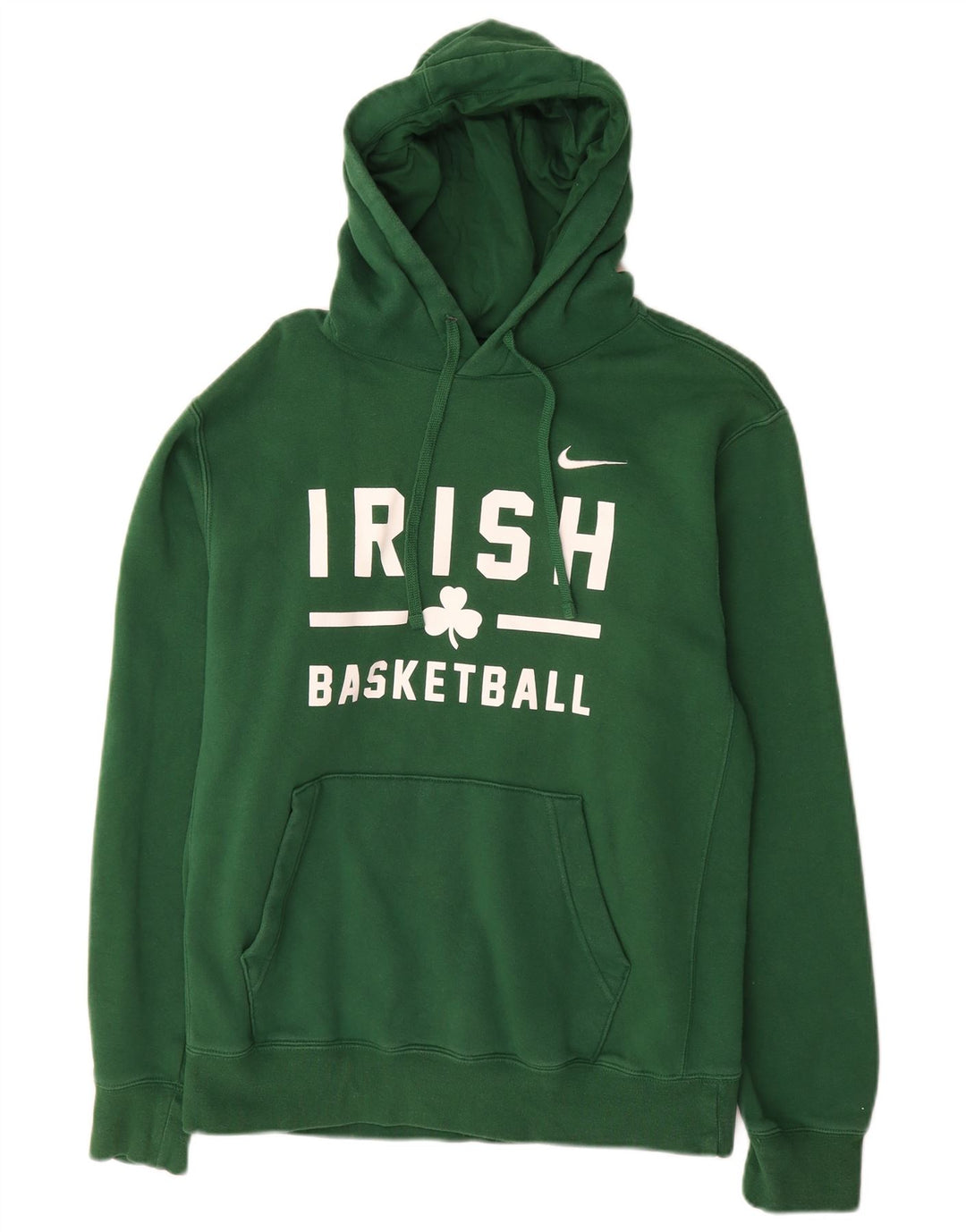 Nike Pull à capuche graphique en coton vert moyen pour homme