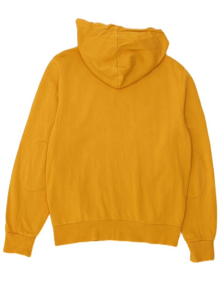 Sun68 Pull à capuche zippé pour homme en coton jaune moyen