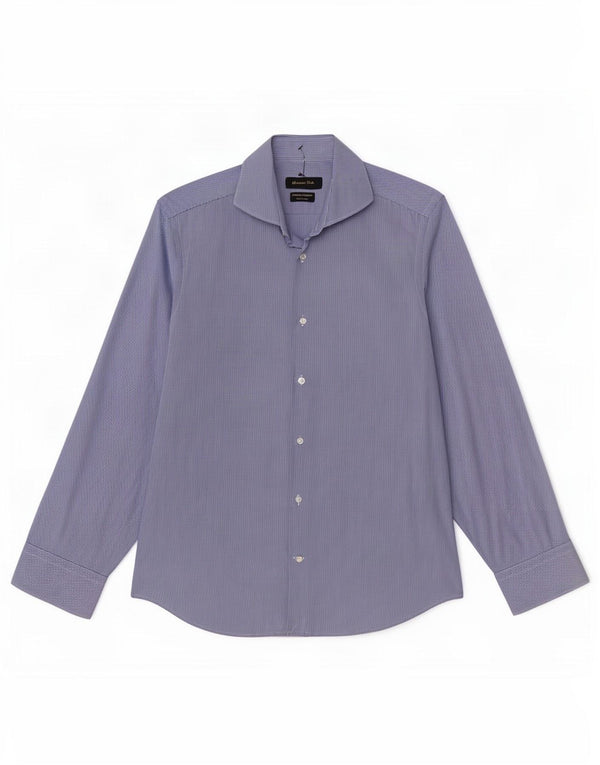 Massimo Dutti Chemise homme taille 40 pied-de-poule bleu moyen