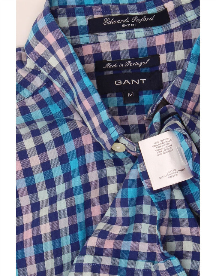 Gant Chemise E-Z Fit Homme Bleu Moyen Vichy Coton