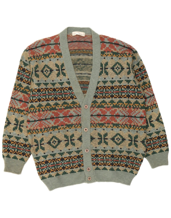 Marks & Spencer Pull Cardigan Homme Multicolore Fair Isle